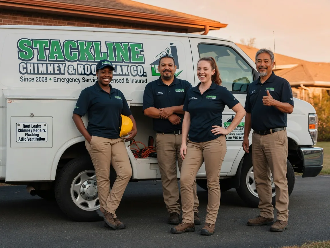 Chimney flashing repair company in Pottsville, TX